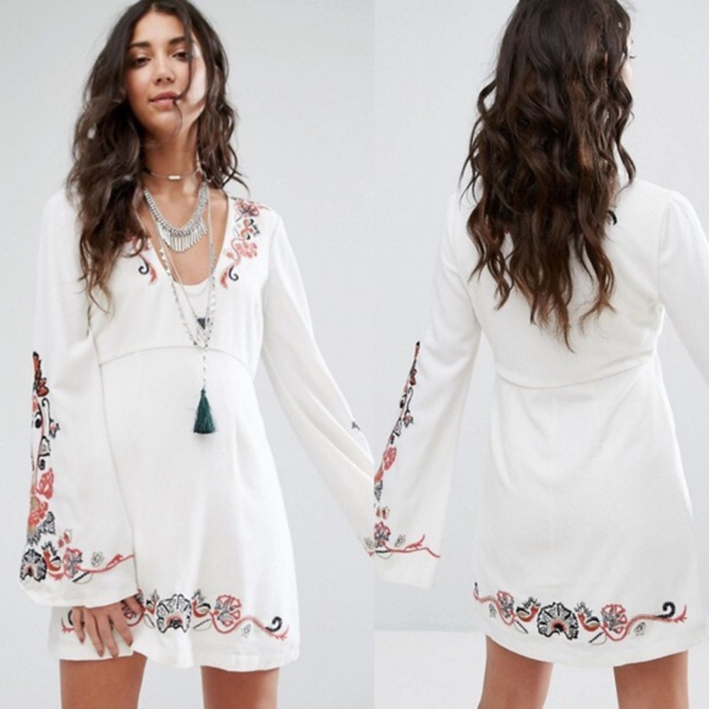 Free People Boho Mini Dress